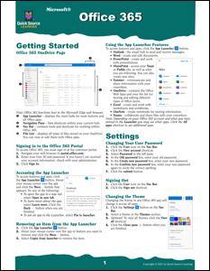 Office 365 Quick Source Guide PDF - Quick Source Learning