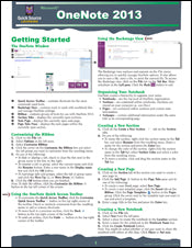 OneNote 2013 Quick Source Guide PDF