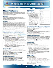What's New in Office 2013 Quick Source Guide PDF