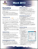 Word 2013 Advanced Quick Source Guide PDF