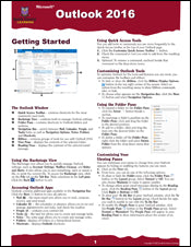 Outlook 2016 Quick Source Guide