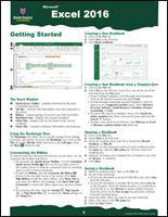 Excel 2016 Quick Source Guide PDF - Quick Source Learning