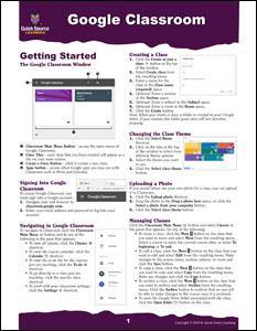 Google Classroom Quick Source Guide PDF - Quick Source Learning