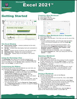 Excel 2021 Quick Source Guide