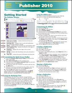 Publisher 2010 Quick Source Guide
